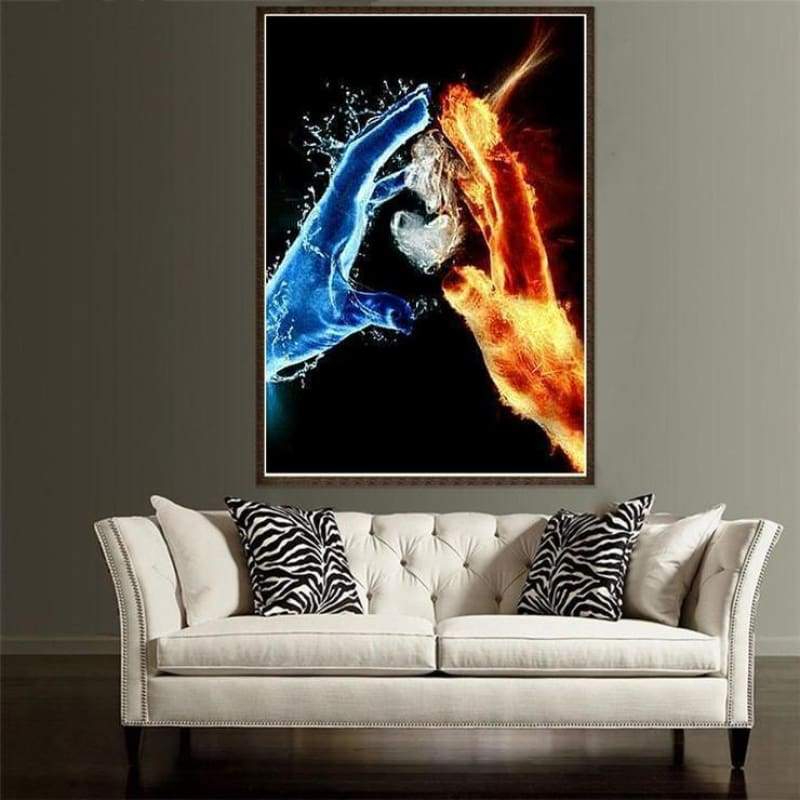 Fantasy Mystical Hand 5d Diy Cross Stitch Diamond Painting Kits QB7102