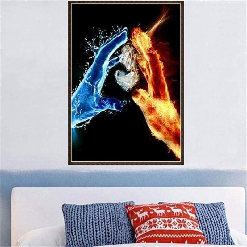 Fantasy Mystical Hand 5d Diy Cross Stitch Diamond Painting Kits QB7102