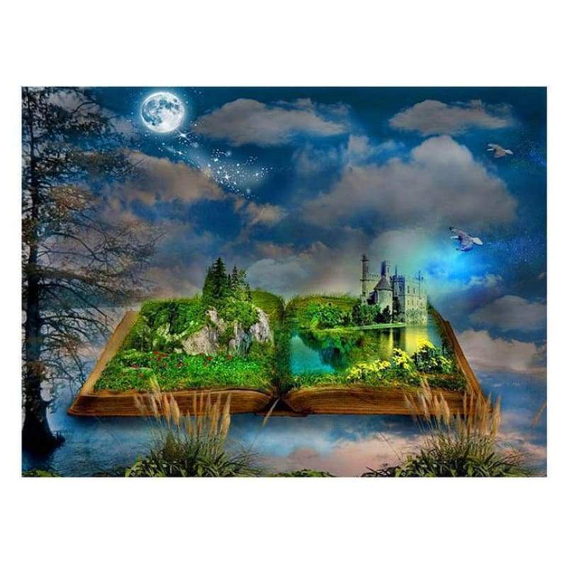 Fantasy Mystical Pattern Full Drill - 5D Diy  Diamond Painting Kits QB7101 - NEEDLEWORK KITS