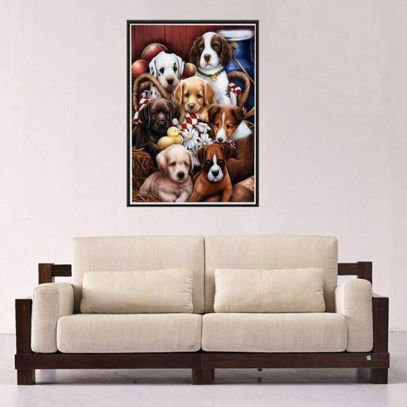 Hot Sale Cute Dog Fast Delivery 5d Diy Diamond Painting Kits VM9623