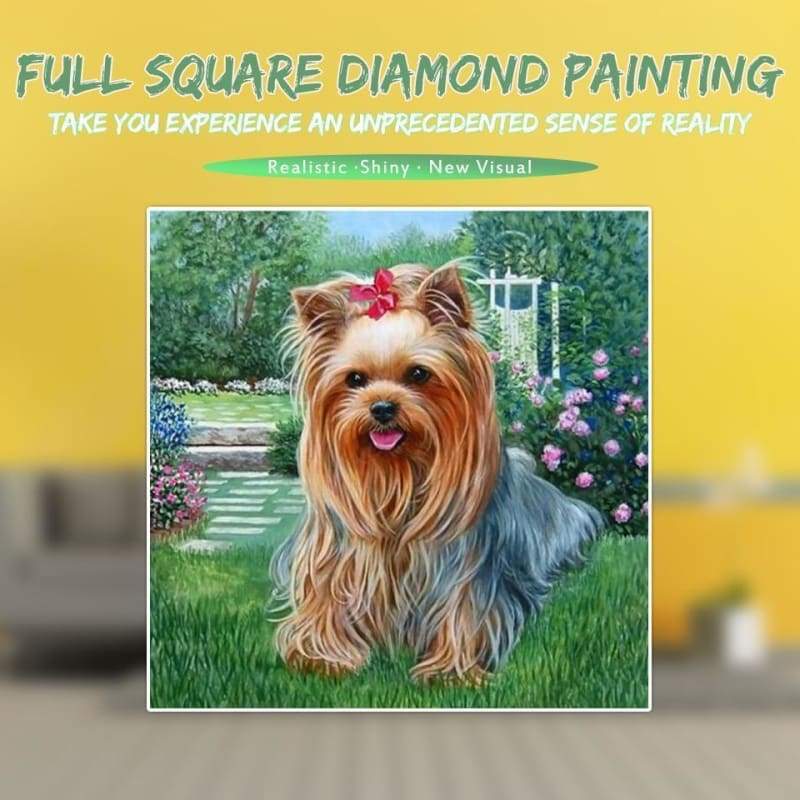 Modern Art Rhinestone Cute Dog 5d Diy Diamond Painting Kits VM06001