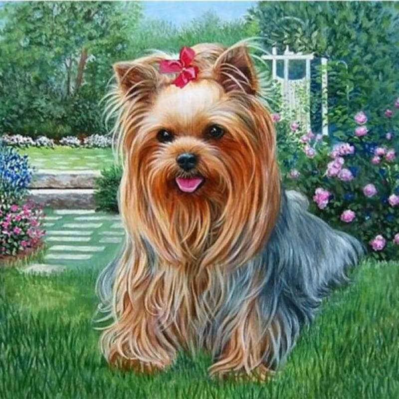 Modern Art Rhinestone Cute Dog 5d Diy Diamond Painting Kits VM06001