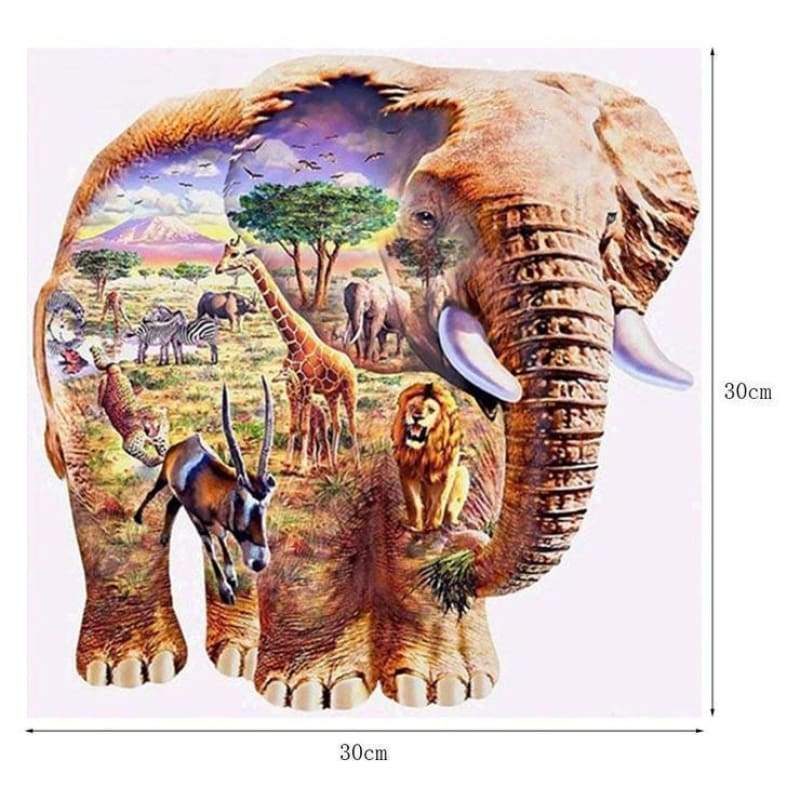 New Best Modern Art Elephant Diy 5d Diamond Painting Kits QB5396