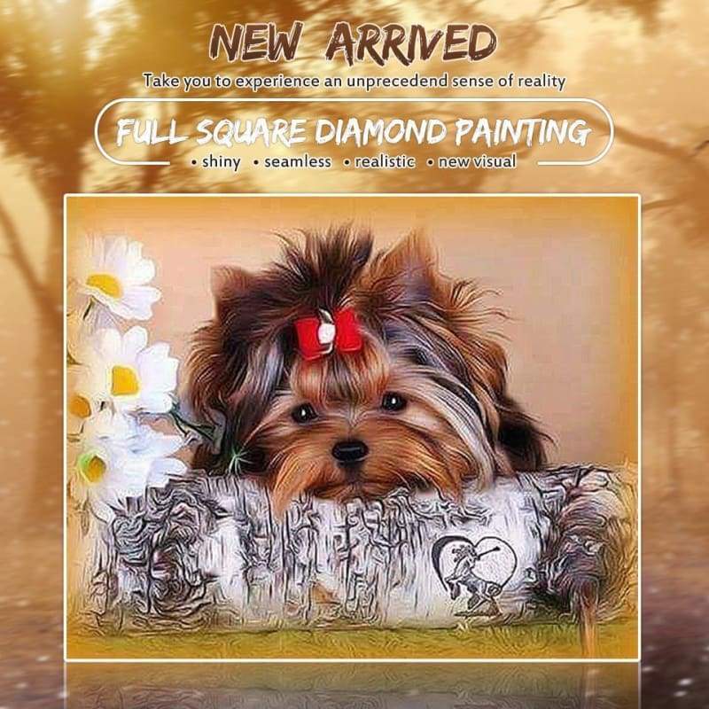 New Hot Sale Cute Dog Picture 5d Diamond Painting Cross Stitch VM8594