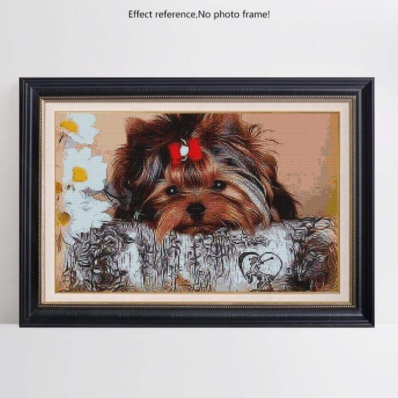 New Hot Sale Cute Dog Picture 5d Diamond Painting Cross Stitch VM8594