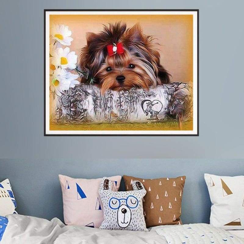 New Hot Sale Cute Dog Picture 5d Diamond Painting Cross Stitch VM8594