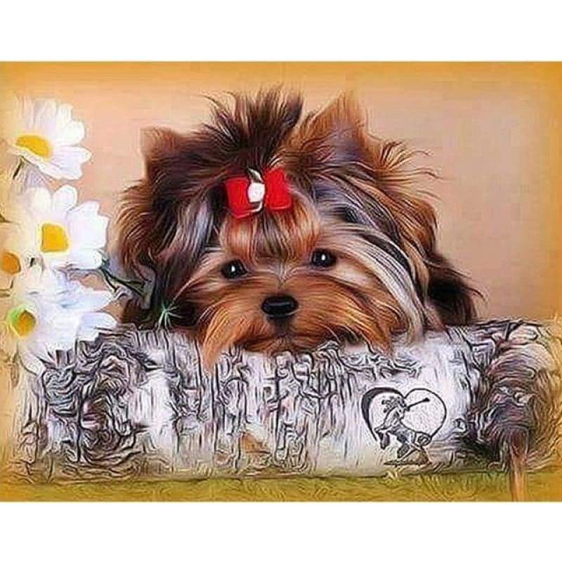 New Hot Sale Cute Dog Picture 5d Diamond Painting Cross Stitch VM8594