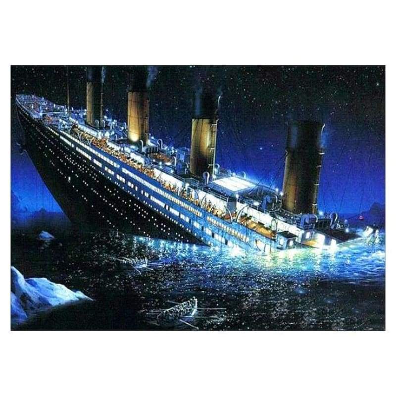 2019 New Hot Sale Full Square Drill Titanic Ship 5d Diy Diamond Painting Kits VM9870