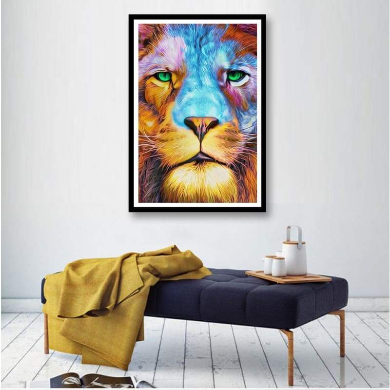 Special Animal Fierce Lion 5d Diy Diamond Painting Kits VM7790