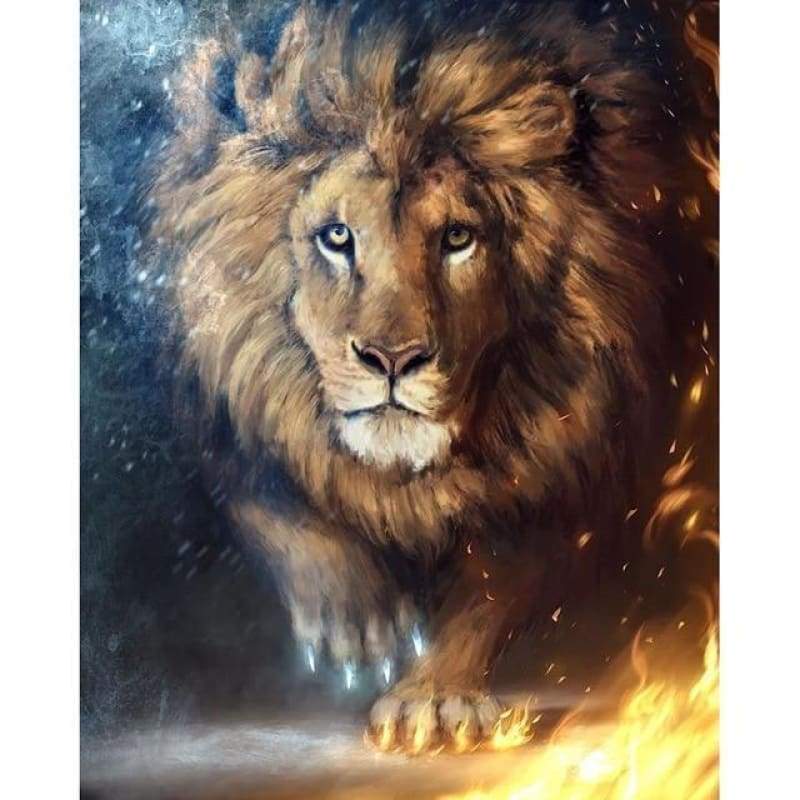 Special Animal Lion 5d Diy Diamond Painting Kits VM7434