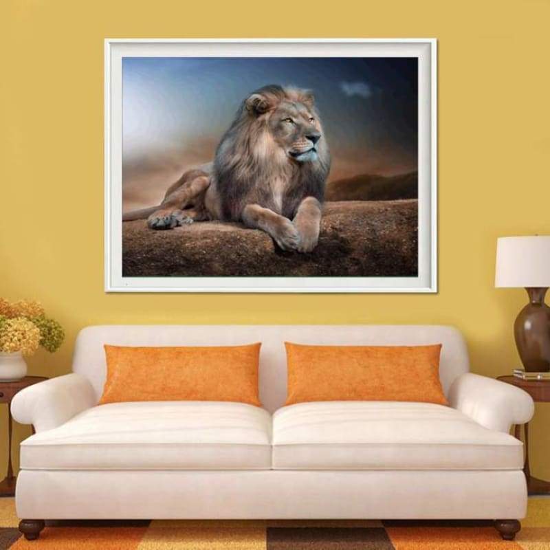 Special Animal Lion Portrait 5d Diy Diamond Painting Kits VM7799