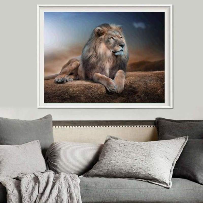 Special Animal Lion Portrait 5d Diy Diamond Painting Kits VM7799