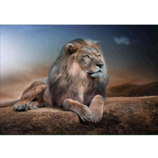 Special Animal Lion Portrait 5d Diy Diamond Painting Kits VM7799