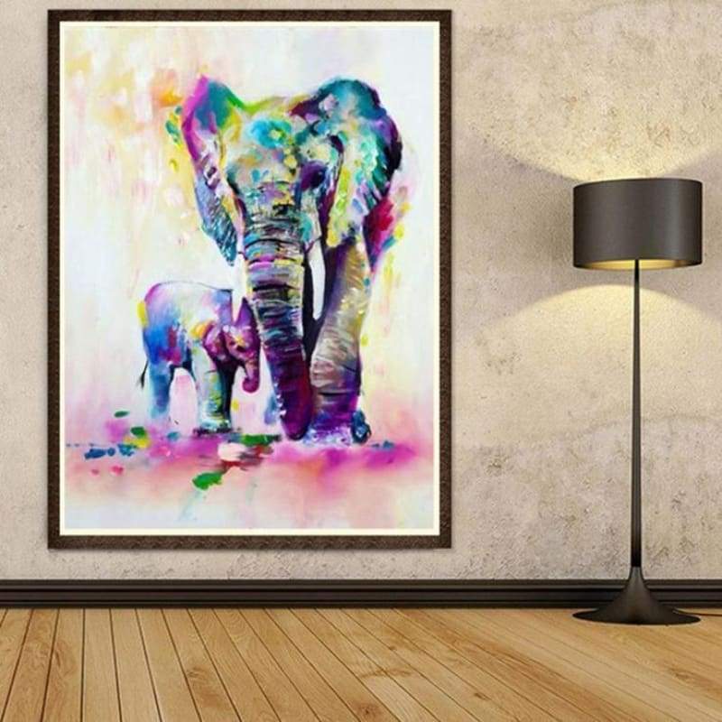 Elephants 5d Diy Diamond Painting Kits VM7038