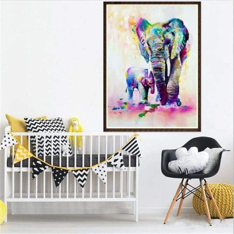 Elephants 5d Diy Diamond Painting Kits VM7038