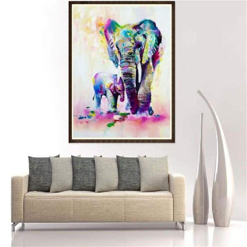 Elephants 5d Diy Diamond Painting Kits VM7038