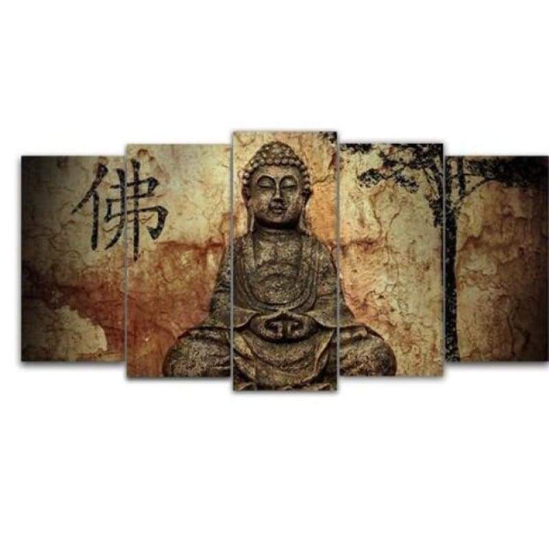 Full Drill - 5D DIY Diamond Painting Kits 5pcs Heavenly Buddha Religion - NEEDLEWORK KITS