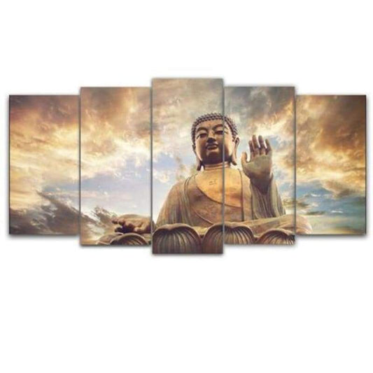 Full Drill - 5D DIY Diamond Painting Kits 5pcs Heavenly Buddha Religion - NEEDLEWORK KITS