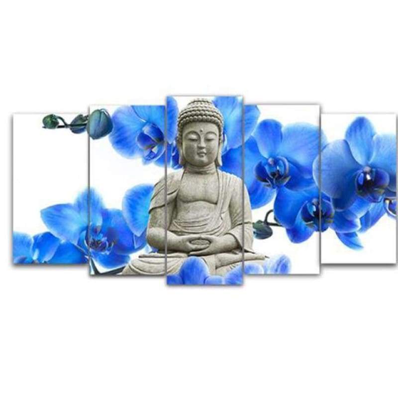 Full Drill - 5D DIY Diamond Painting Kits 5pcs Heavenly Buddha Religion - NEEDLEWORK KITS