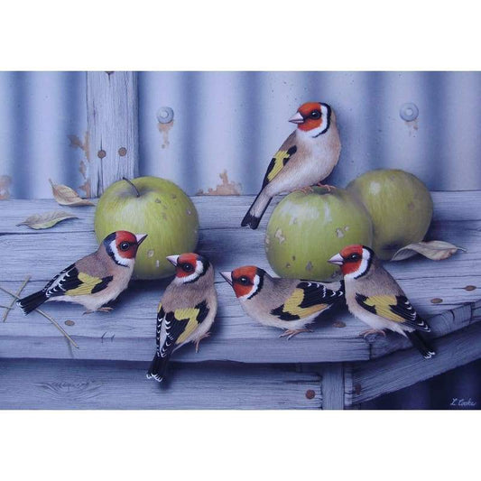 Goldfinches - Full Drill Diamond Painting Kit - NEEDLEWORK KITS