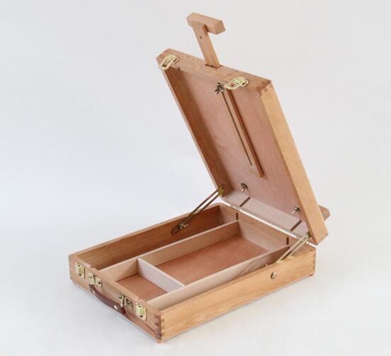 Wooden Desktop Easel & Storage Box