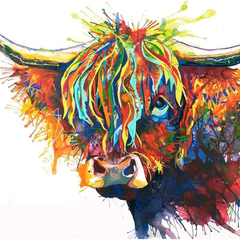 Bull Diy Paint By Numbers Kits VM95989 - NEEDLEWORK KITS