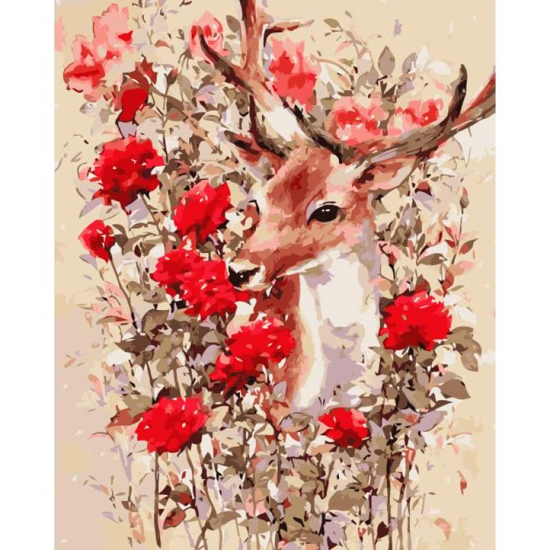 Deer Diy Paint By Numbers Kits YM-4050-251 - NEEDLEWORK KITS