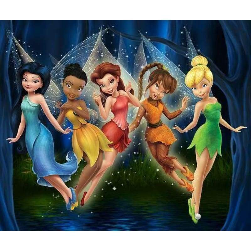 Disney Fairies - Full Drill Diamond Painting - 40 x 50cm / 