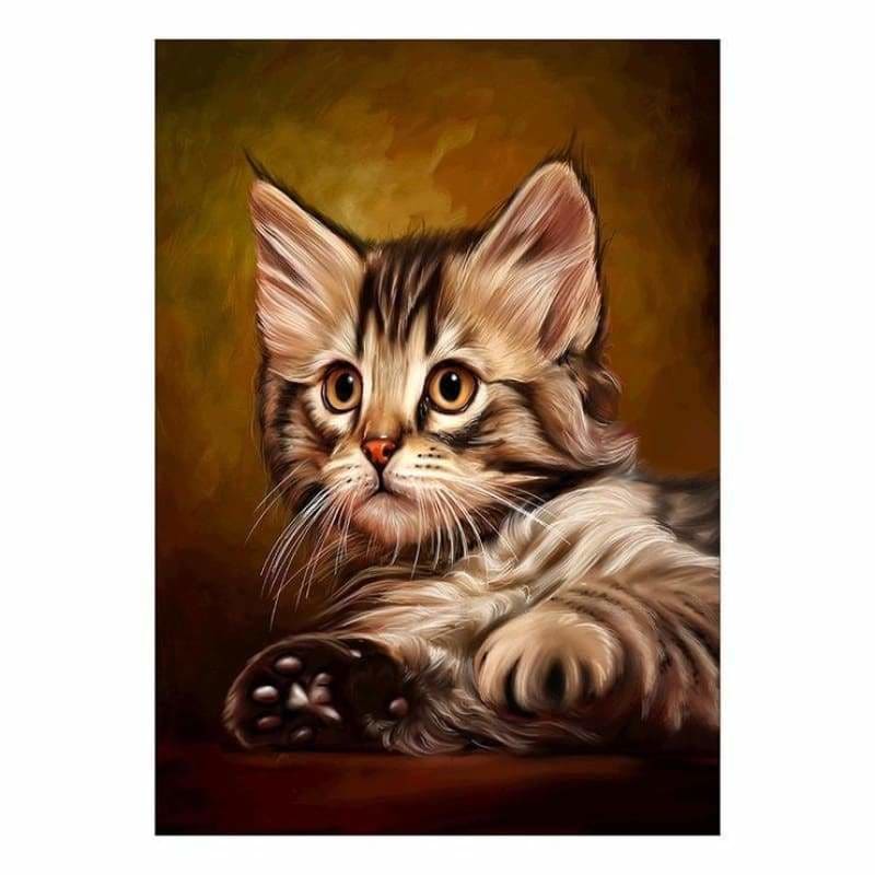 Full Drill - 5D Diamond Painting Kits Cute Cat - 4