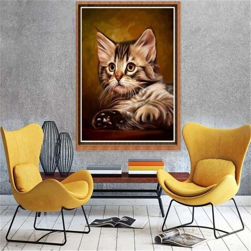 Full Drill - 5D Diamond Painting Kits Cute Cat - 4