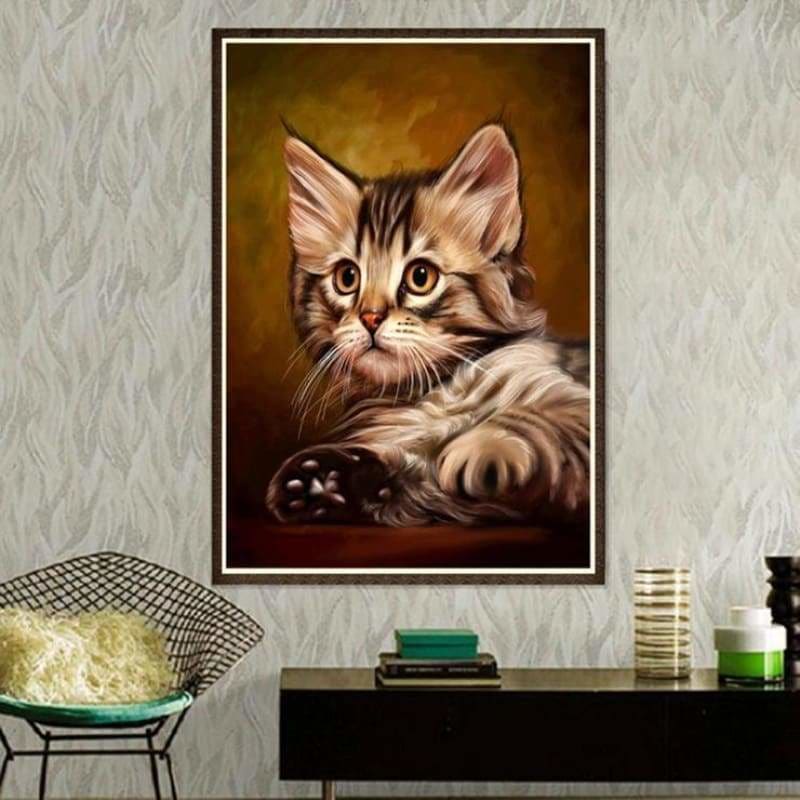 Full Drill - 5D Diamond Painting Kits Cute Cat - 4