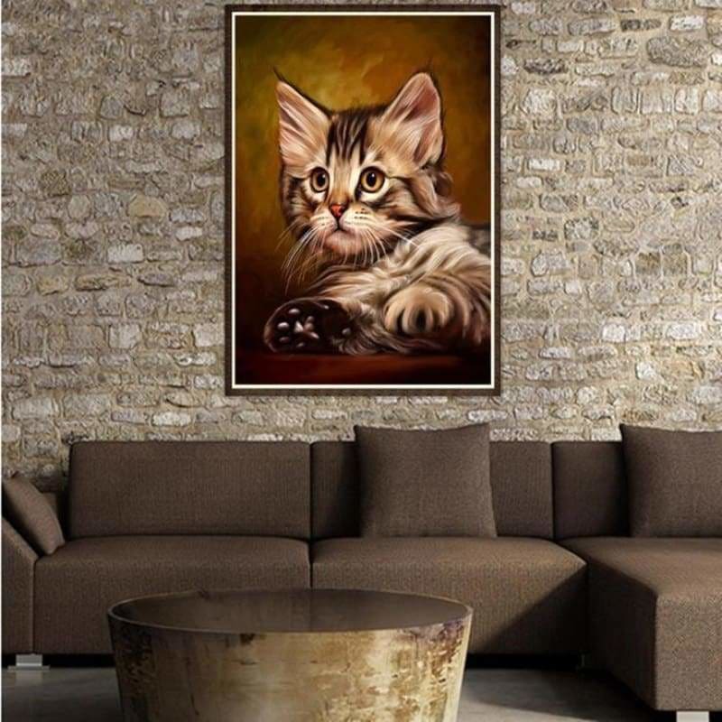 Full Drill - 5D Diamond Painting Kits Cute Cat - 4