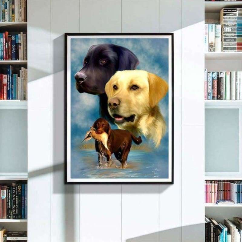 Full Drill - 5D DIY Diamond Painting Kits Cartoon Pet Dogs -