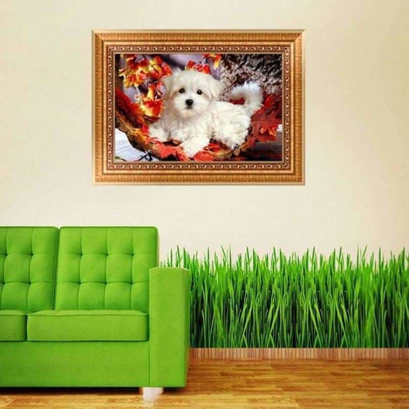 Full Drill - 5D DIY Diamond Painting Kits Cute Pet Dog - 3