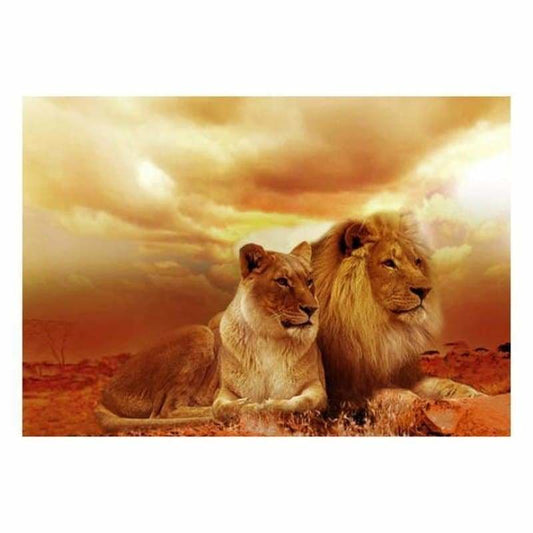 Full Drill - 5D DIY Diamond Painting Kits Dream Lion Lover -