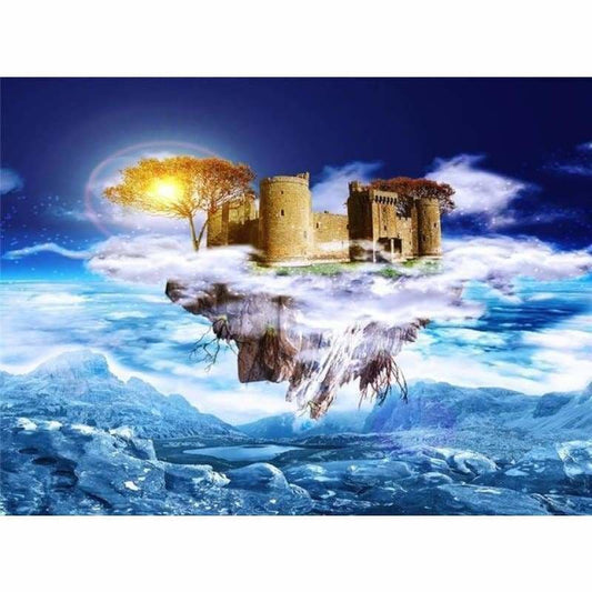 Full Drill - 5D DIY Diamond Painting Kits Fantasy Castle in 