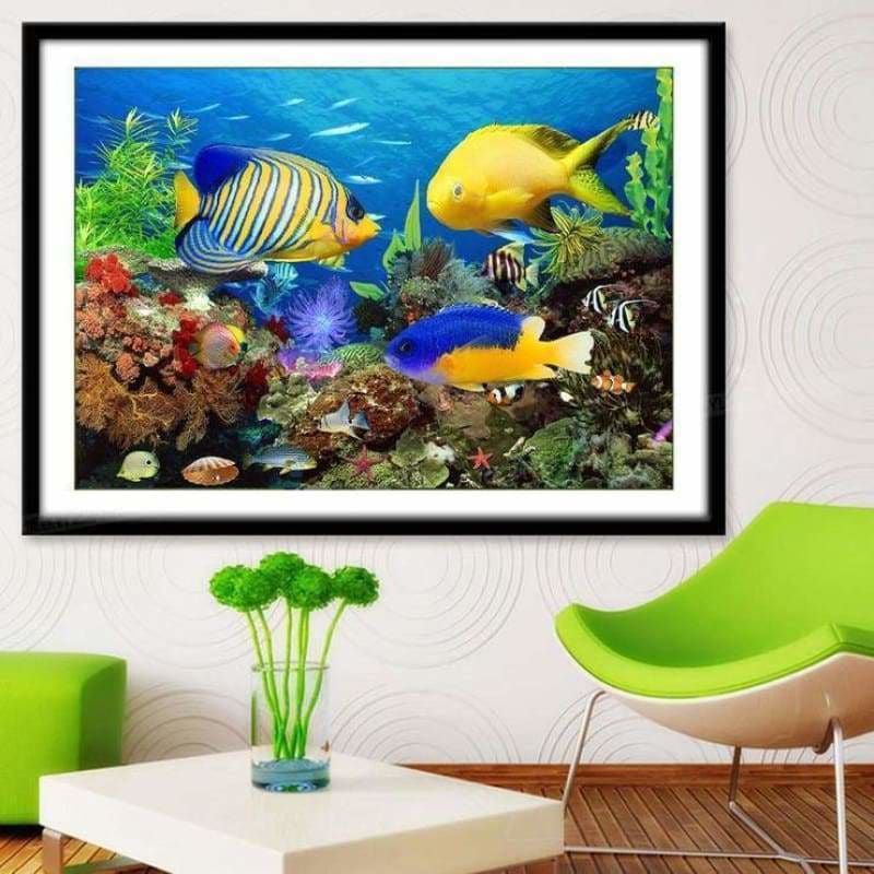 Full Drill - 5D DIY Diamond Painting Kits Undersea Animal 