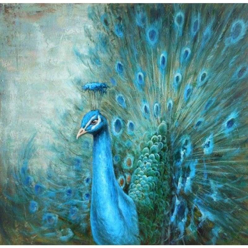 Peacock Diy Paint By Numbers Kits VM92243 - NEEDLEWORK KITS