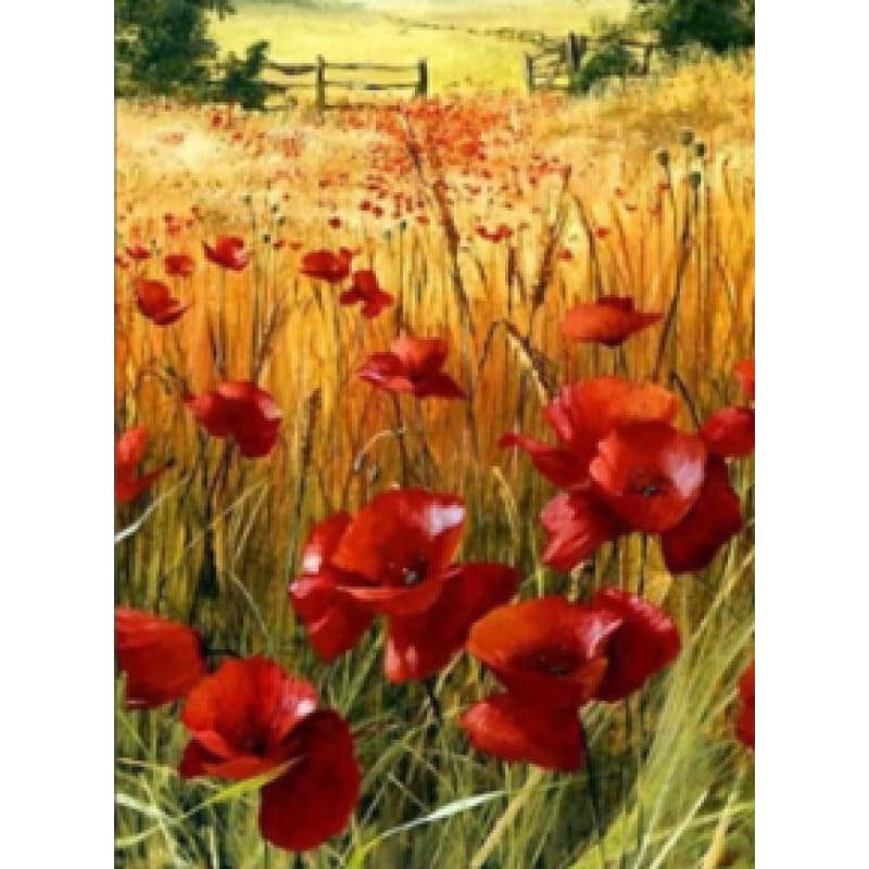 Poppy Field - NEEDLEWORK KITS